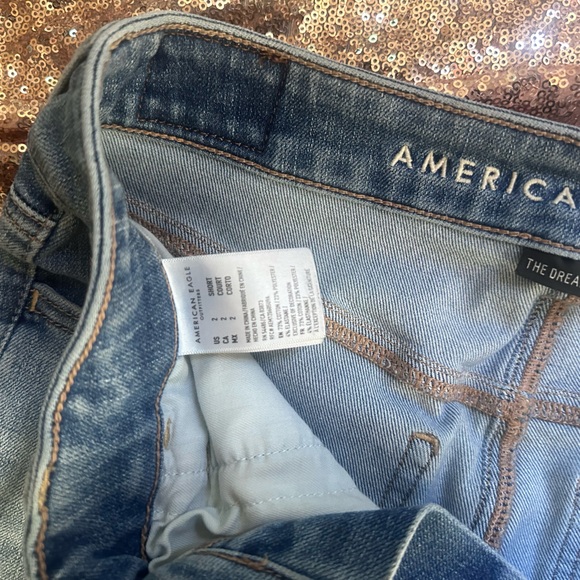 American Eagle Outfitters Ripped Skinny Jeans 2 Short - Picture 4 of 7